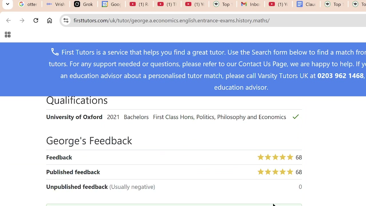 FirstTutors review screenshot 5 of 71