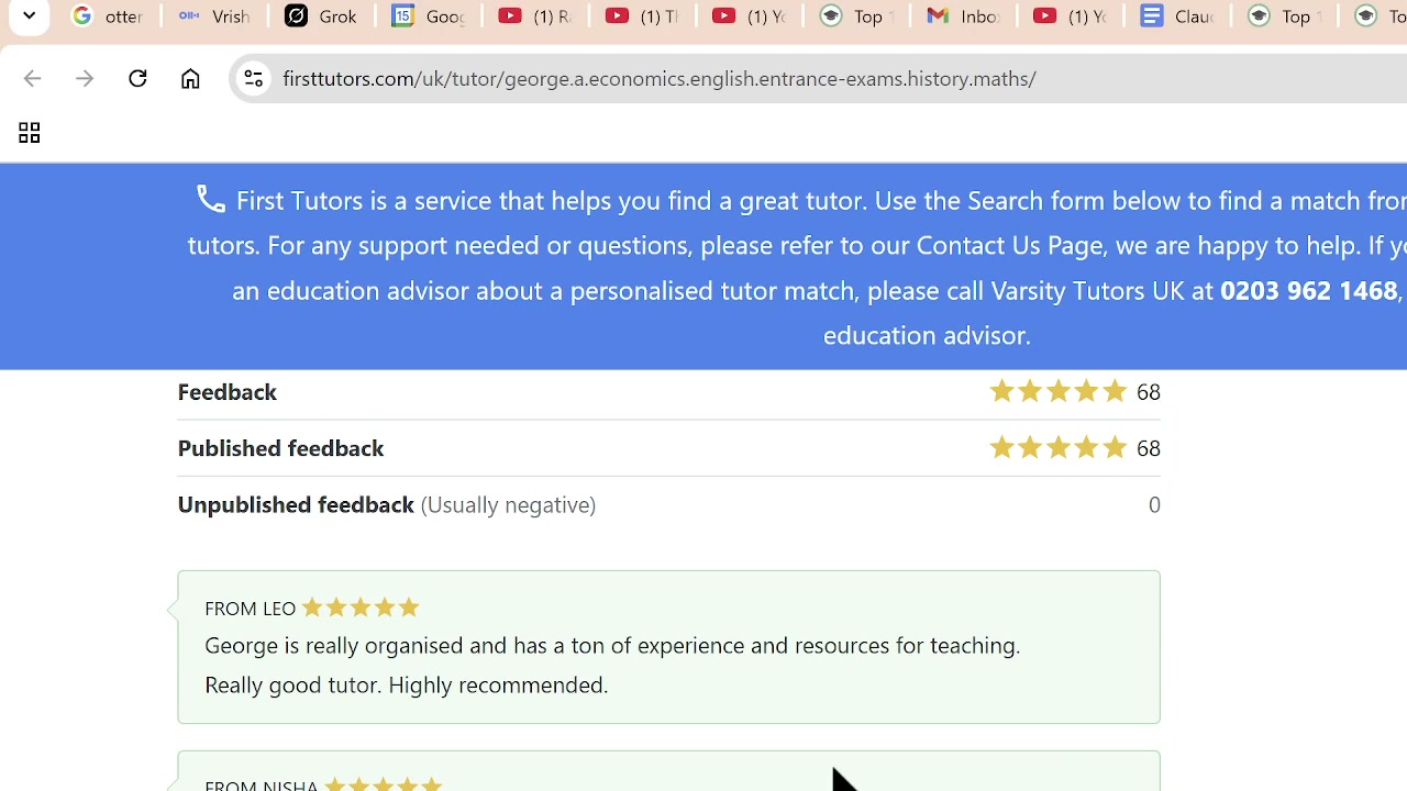 FirstTutors review screenshot 6 of 71