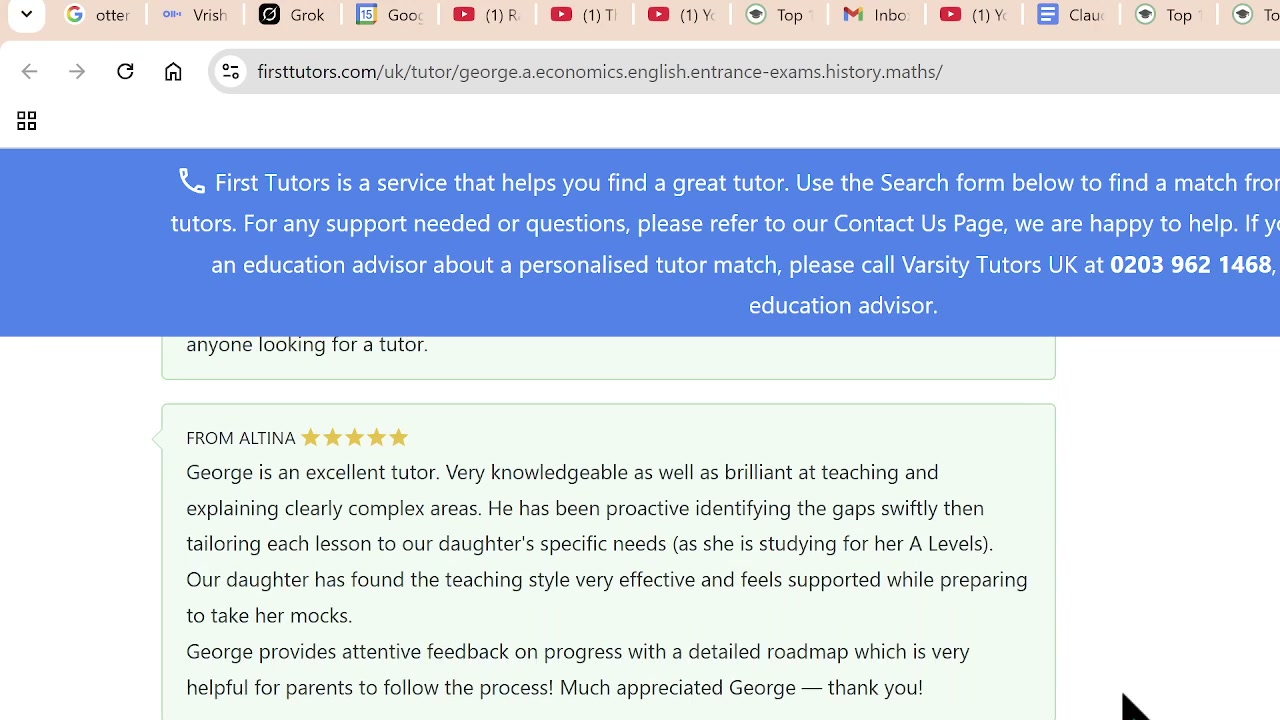 FirstTutors review screenshot 16 of 71